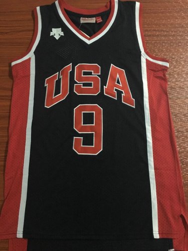 9 Jordan 1984 USA Team jersey navy blue